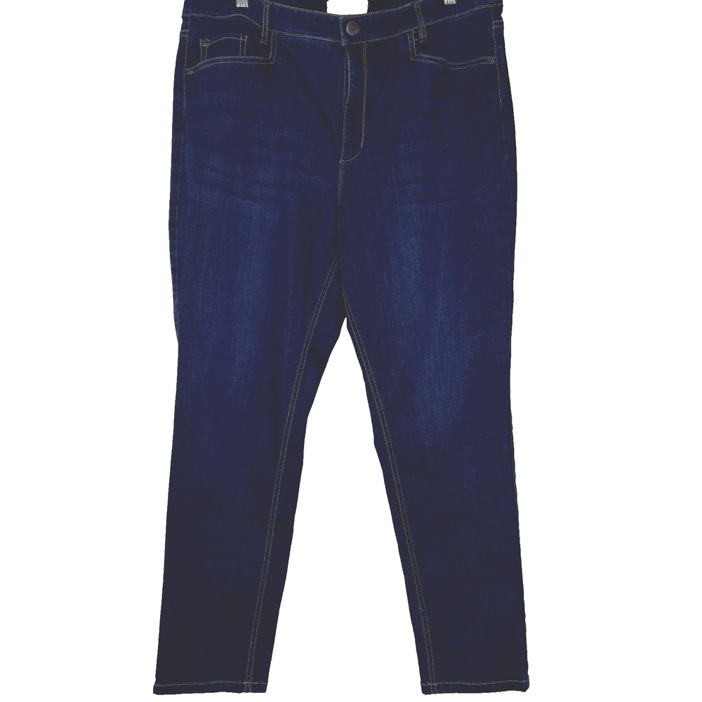 J Jill Denim Jeans 16 Slim Ankle Smooth Fit Stretch High Rise‎ Western Workwear